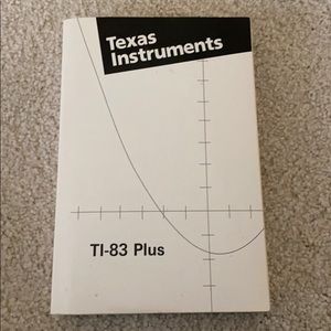 3 for $15! TI-83 Plus Texas Instruments Manual book